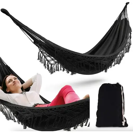 Бразильський гамак Di Volio Bari чорний - фото 3