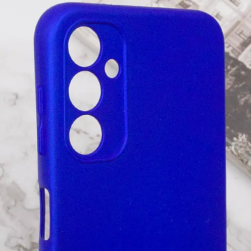 Чохол Silicone Cover Lakshmi Full Camera (A) для Samsung Galaxy M14 5G Синій / Iris - фото 5