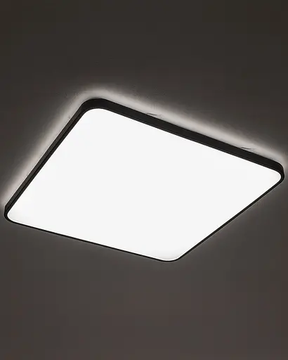 Світильник стельовий Nowodvorski 10987 Agnes Square LED Pro 1x64W 3000K 5600Lm IP44 чорний - фото 2