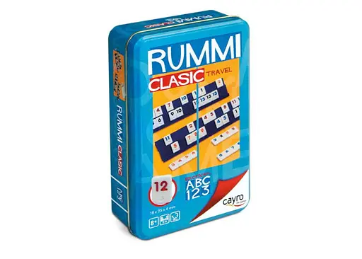 Настольная игра CAYRO Румми Классик дорожный (Rummi Clasic Travel) (металлическая коробка) (755)