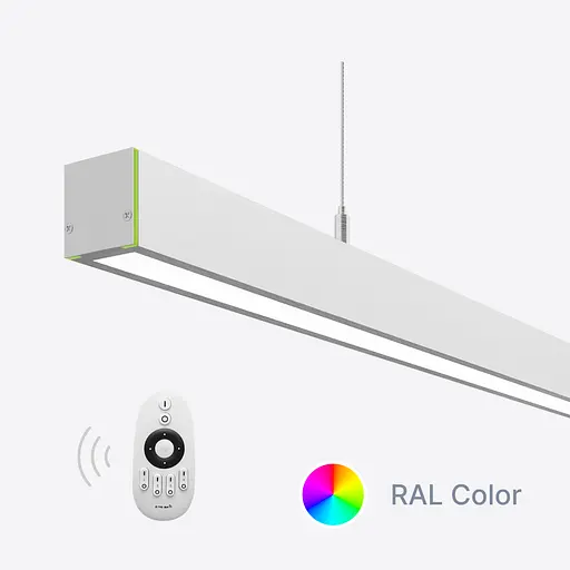 Диммируемый линейный светодиодный светильник X-LED 50Вт ral (985х42х43) - фото 1