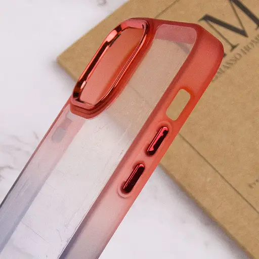 Чехол TPU+PC Fresh sip series для Apple iPhone 14 Plus 6.7 Черный/Красный - фото 4