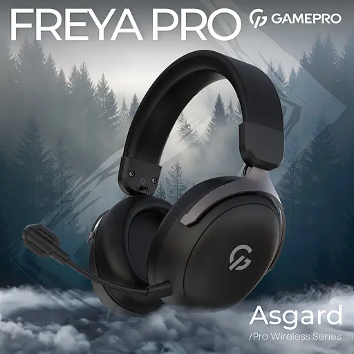 Ігрова гарнітура Gamepro Asgard Freya Pro бездротова (HSW201B) - фото 13