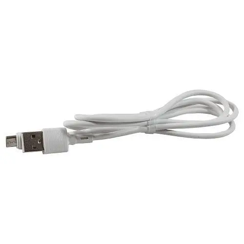 Кабель USB 2.0 AM – microUSB (5P), 1 м, белый, Hoco "Victory", 2.4A (X83) - фото 1