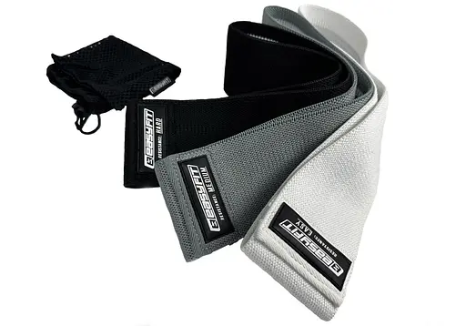 Набір гумок для фітнесу EasyFit тканинних 3 шт. (EF-1820) - фото 4