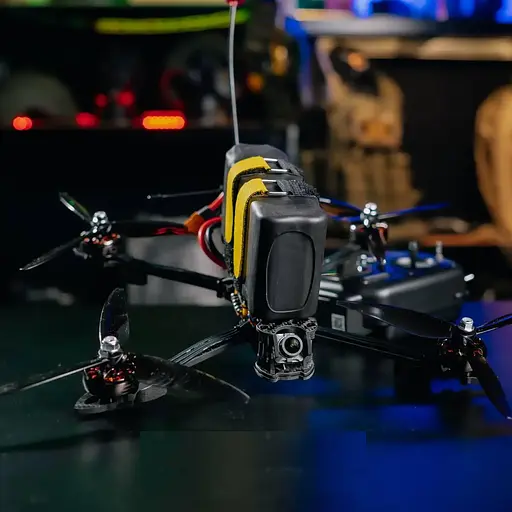 Квадрокоптер дрон FPV Steel bird 7 дюймовий розмір (18 хв. польоту) до 14 км