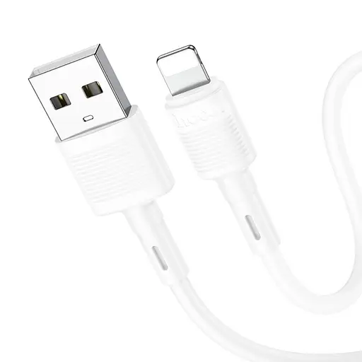 Кабель Hoco X83 USB to Lightning 1 м белый - фото 1