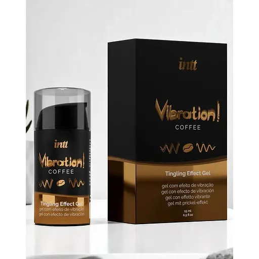 Жидкий вибратор Intt Vibration Coffee 15 мл со вкусом кофе эффект вибрации до 30 минут - фото 2