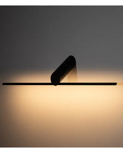 Настінний світильник бра Nowodvorski 11431 Slash Led 1x10W 3000K 360Lm IP20 чорний - фото 2