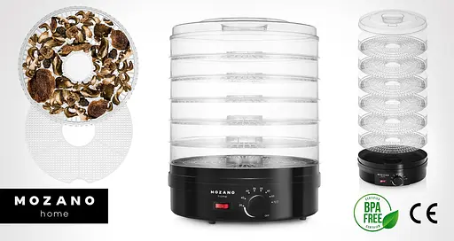Сушилка дегидратор Mozano Food Dehydrator 500 Вт - фото 4