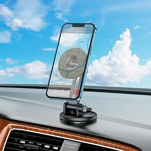 Держатель Hoco CA113 Excelle Console ring magnetic кольцевой магнитный - фото 9