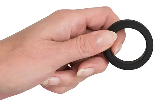Эрекционное кольцо Black Velvets Cock Ring 3.2 см черный - фото 7