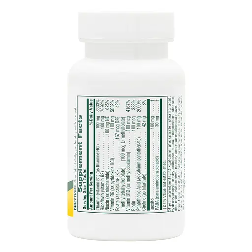 Вітаміни та мінерали Natures Plus Mega B-100, 60 таблеток - фото 2