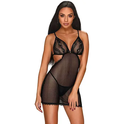 Комплект білизни Obsessive Millagro L/XL чорний