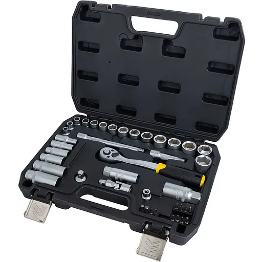 Набор насадок торцевых и бит Sigma 3/8" 39 шт CrV mid (6003601) - фото 1