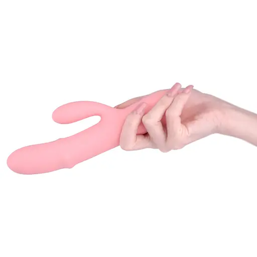 Вибратор-кролик Svakom Mora Neo Thrusting 19.5 см светло-розовый - фото 6