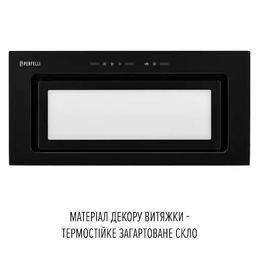 Витяжка повновбудована Perfelli Design Vision 6 Nero Silenzio - фото 3
