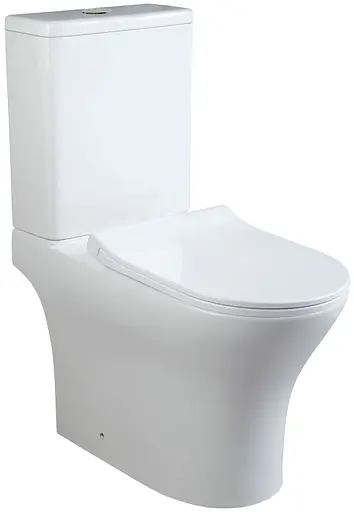 Унитаз-компакт Mixxus Wave-0402-T3 650x350x830 мм система смыва Tornado 3.0 MI7037, Белый - фото 3