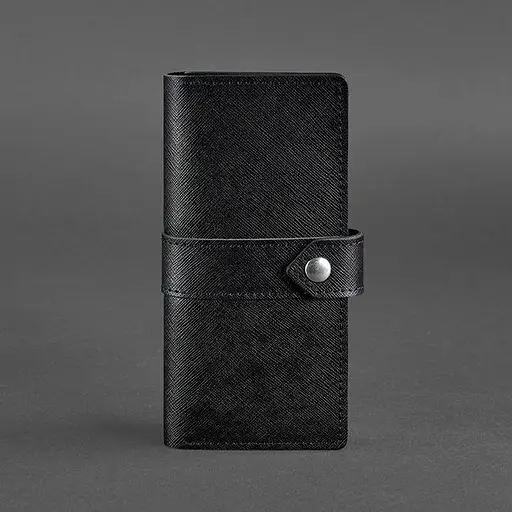 Кожаный портмоне 3.1 черный Blackwood - фото 6