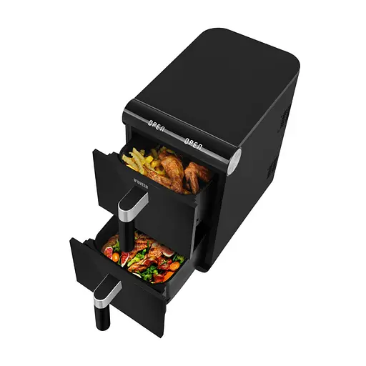 Аэрофритюрница двухкамерная NOVEEN AF5050 DoubleCrisp X-LINE 11л - фото 4