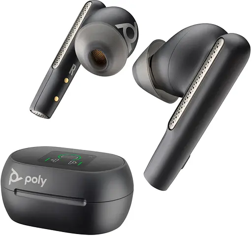 Наушники TWS Poly Voyager Free 60+ Earbuds + BT700C + TSCHC Black - фото 7