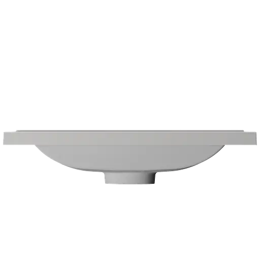 Раковина матова врізна Amidicon Cosmo 70 700x450 з литого каменю Cosmopolite_70_MAT, Білий матовий - фото 5