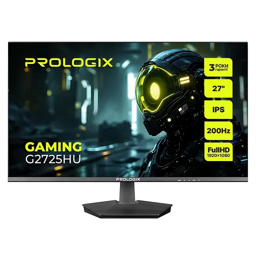Монітор ProLogix 27" Gaming G2725HU Black FHD IPS 200Hz (G2725HU) - фото 1