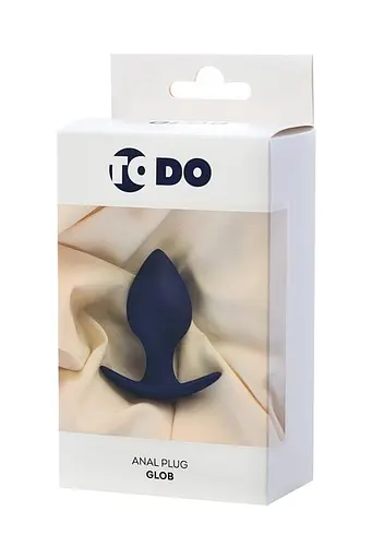 Анальная пробка ToDo Anal Plug Glob 8.8 см (фиолетовый) - фото 7