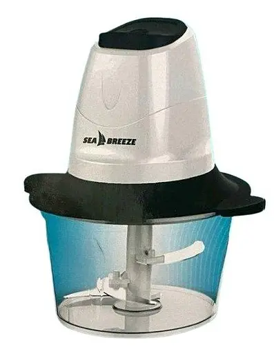 Подрібнювач кухонний SeaBreeze SB-0606 4 леза 500Вт 2000мл Білий/Чорний - фото 2