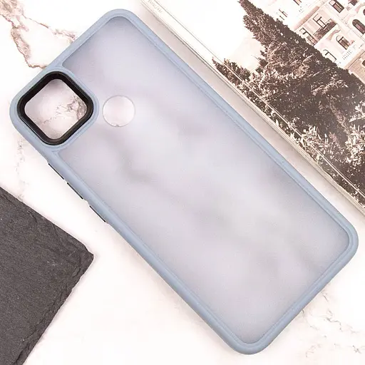 Чохол Epik TPU+PC Lyon Frosted для Xiaomi Redmi 9C Sierra Blue - фото 4