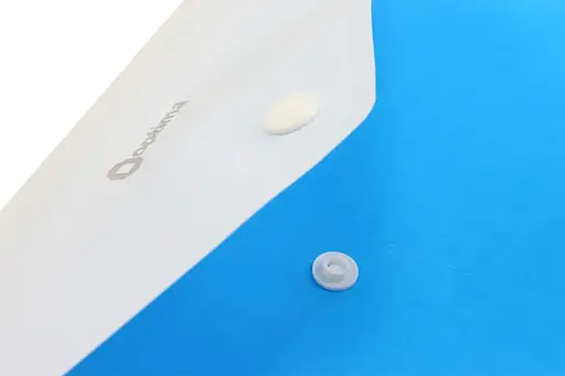 Папка-конверт А4 конверт на кнопці O35206 Optima, 2 відділи (4044572552064) Блакитний - фото 4