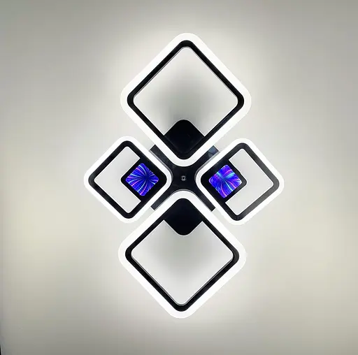 LED світильник із 3D підвісткою Line.F Колір корпусу Чорний - фото 5