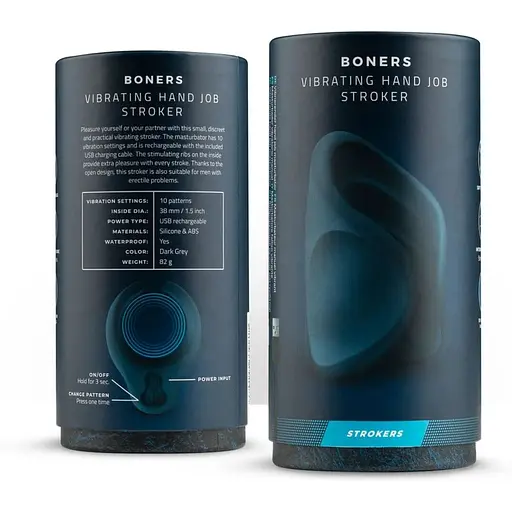 Мастурбатор BOners Vibrating Hand Job Stroker - фото 6