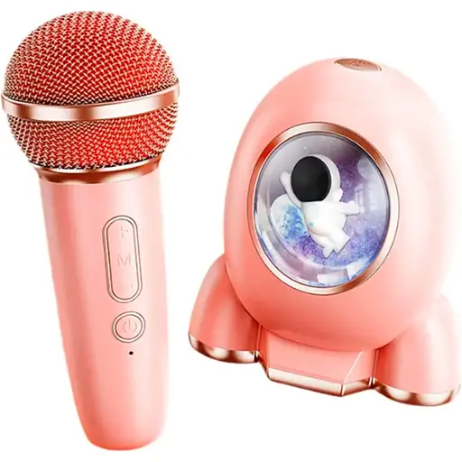 Портативная акустика DK MC-009+1 микрофон Pink [115809]