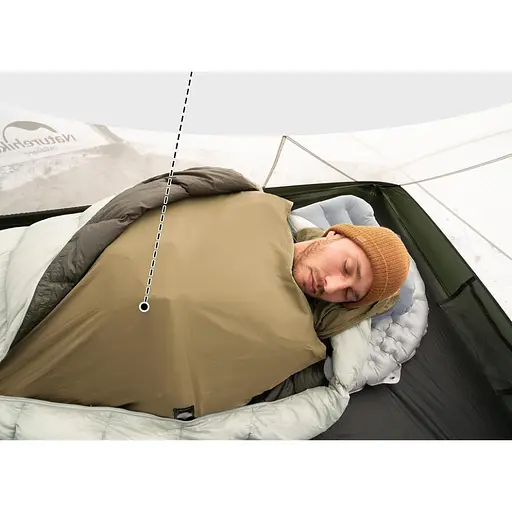 Підкладка для спального мішка Naturehike CNH22SD016 нейлон (Коричневий) - фото 3