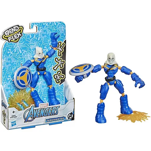 Игрушка-фигурка Hasbro Bend and Flex Taskmaster героя фильма Мстители серия Бенди 15 см (E7377_F0970) - фото 2