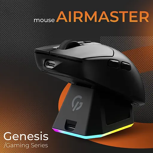 Мышь GamePro Genesis Airmaster Black (GM167B) [150896] - фото 9