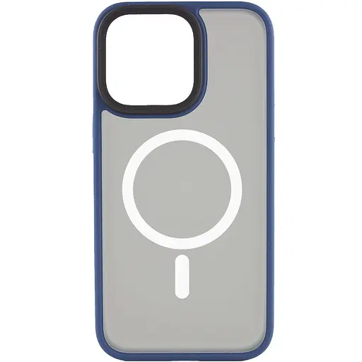 Чохол Epik TPU+PC Metal Buttons with MagSafe для Apple iPhone 12 Pro/12, 6.1 Синій