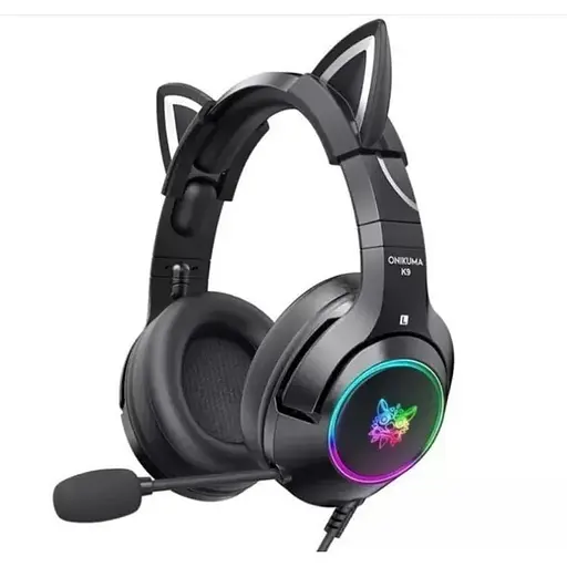 Наушники Onikuma K9 Cat Ear 3.5mm черные