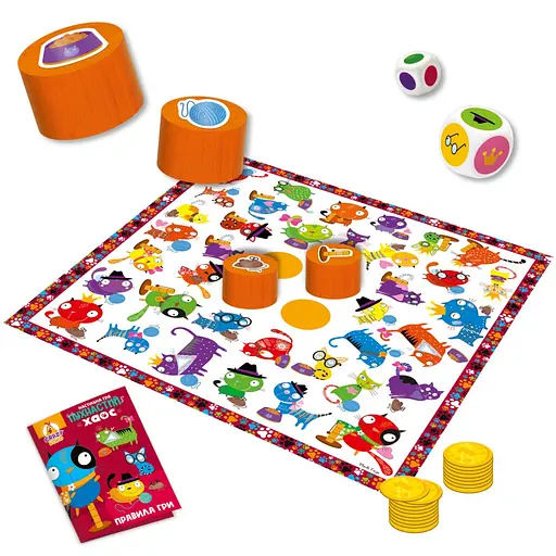 Гра настільна розважальна "Пухнастий хаос" Vladi Toys VT8055-32, 2-4 ігрока - фото 3