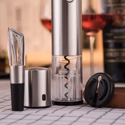 Винный набор Circle Joy Decanter Aerator + Wine Stopper + Bottle Opener - фото 7