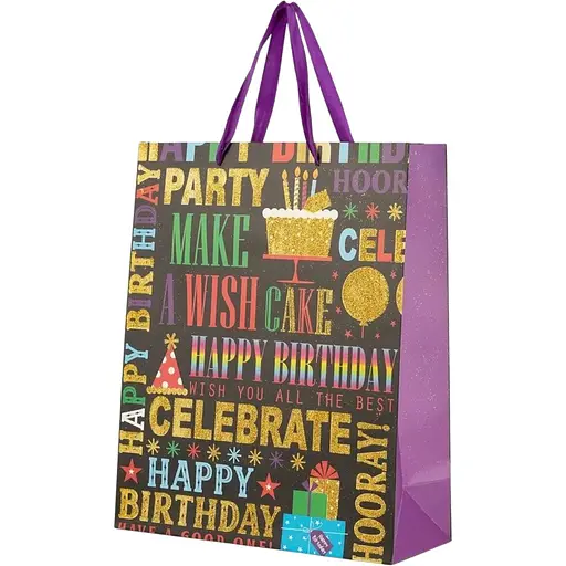 Пакет подарунковий JC121068 Чорний - фото 1