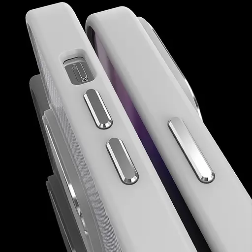 Чохол Epik TPU+PC Carbon Mirage with MagSafe для Apple iPhone 16 Pro 6.3 Grey - фото 4