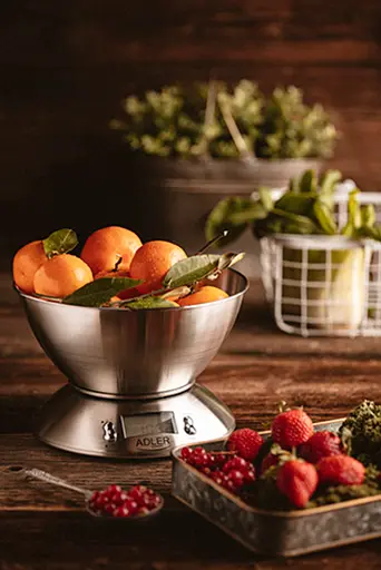 Ваги кухонні з таймером з чашею металеві Adler AD 3134 - фото 6