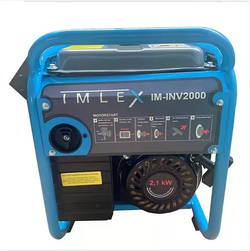 Інверторний бензиновий генератор IMLEX IM-INV2000 (1.8/2.0 кВт) Ручний стартер - фото 2