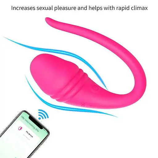 Смарт-віброяйце Love Spouse для точки G з USB зарядкою для жінок рожеве - фото 1