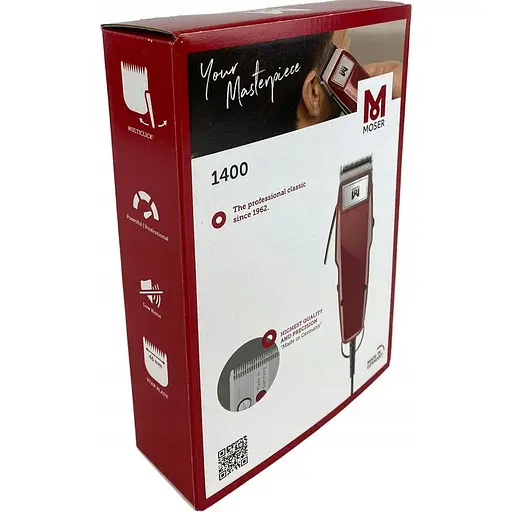 Машинка для стрижки Moser Classic Set 1400-0278 (Red) (47972) - фото 7
