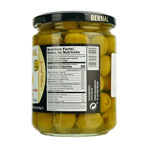 Оливки Bernal Gourmet фаршированные пастой из апельсина 436 г - фото 2