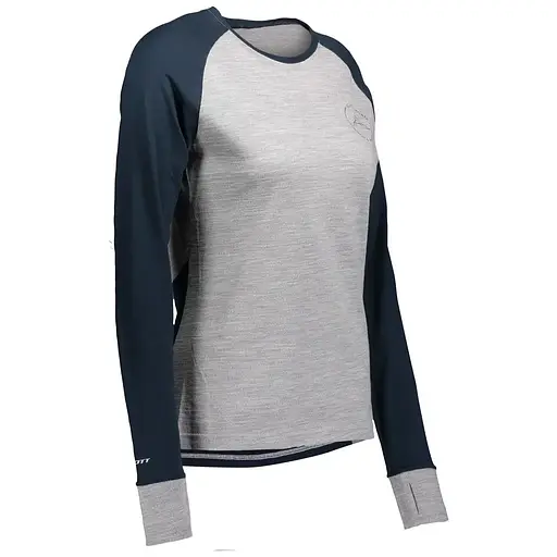 Термокофта Scott W Defined Merino Blue/Grey Melange M (1081-277793.7037.007) - фото 3
