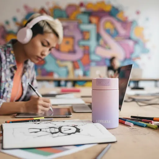 Термокружка Kambukka Olympus 300 мл пудро-розовый (11-02031) - фото 8